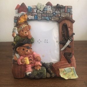Ceramic Pirate Bear Picture Frame